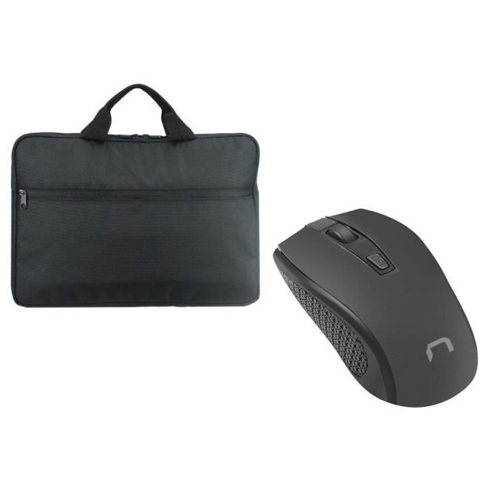 Sacoche MOBILIS Basic Netcover 14-16'' - Black + souris sans fils Nate