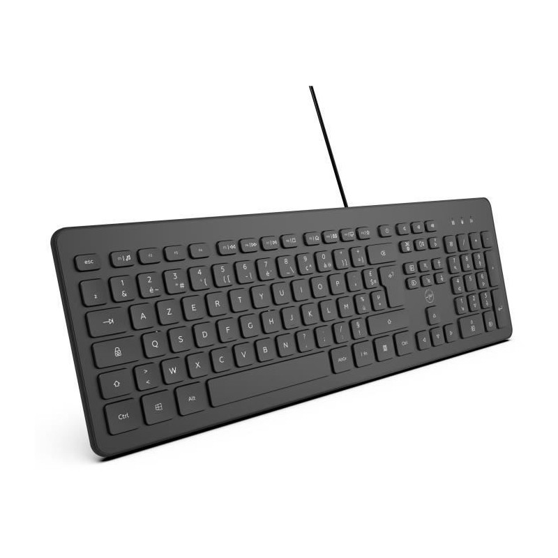 MOBILITY LAB ML304250 - Clavier PC Business Filaire avec 2 hub USB intégré - Noir