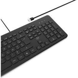 MOBILITY LAB ML304250 - Clavier PC Business Filaire avec 2 hub USB intégré - Noir