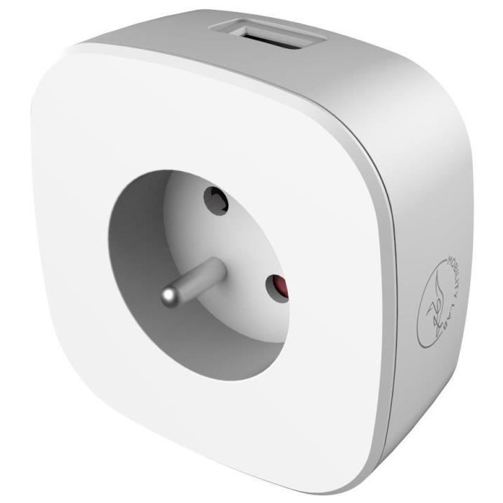 Mobility Lab - ML310237 - Prise + chargeur 2 USB + 1 USB-C White