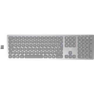 MOBILITY LAB Clavier sans fil Ultra Slim finition métal - Silver - AZ