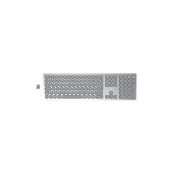 MOBILITY LAB Clavier sans fil Ultra Slim finition métal - Silver - AZERTY