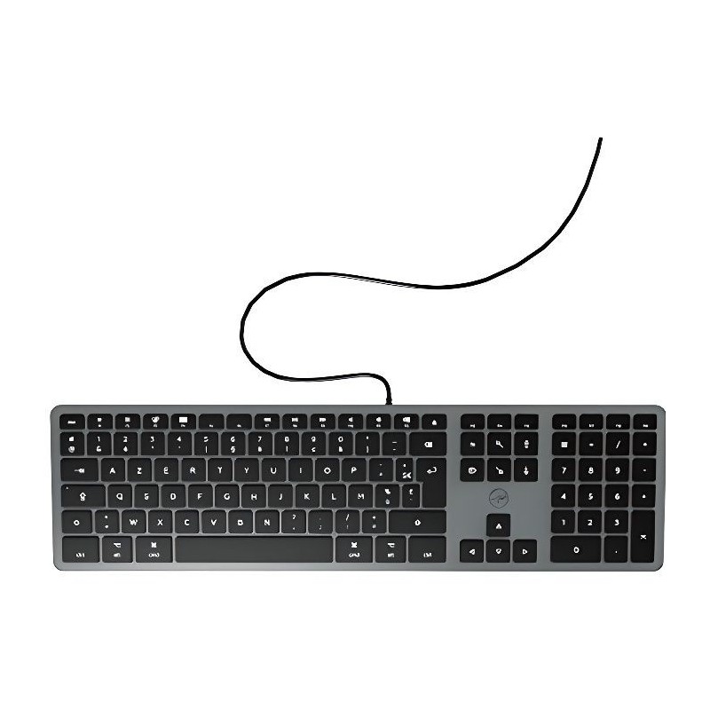 MOBILITY LAB Clavier DesignTouch filaire pour MAC Gris Sidéral - AZERTY