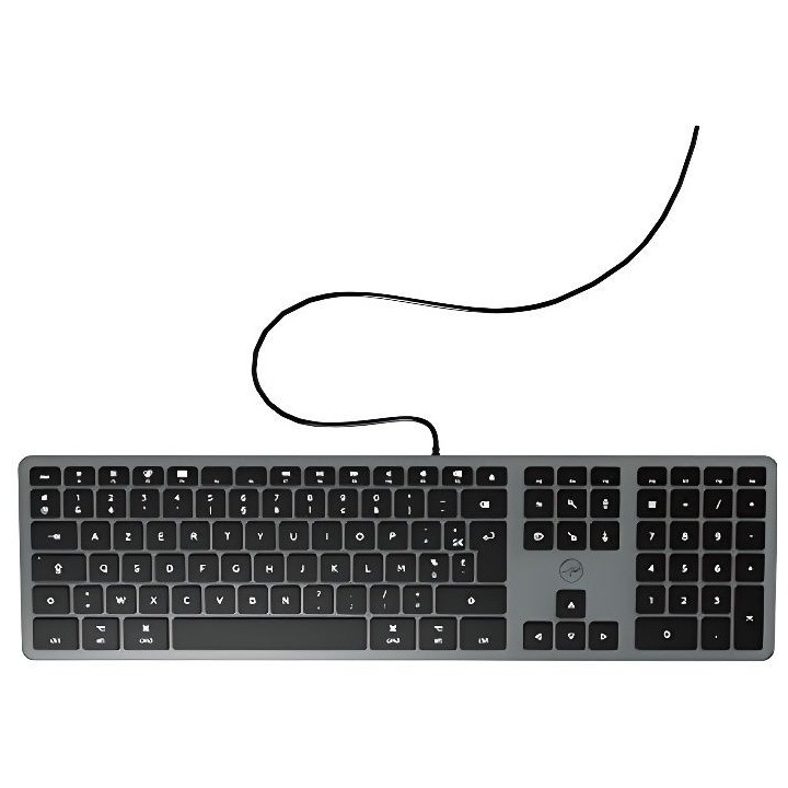 MOBILITY LAB Clavier DesignTouch filaire pour MAC Gris Sidéral - AZER