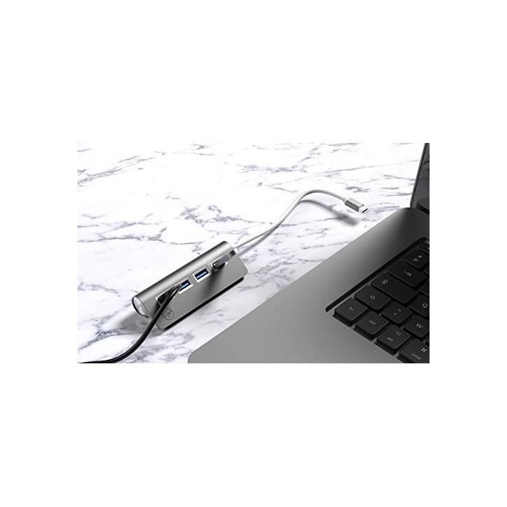 Mobility Lab - ML311821 - Hub USB-C Cylindre 4 ports USB 3.0