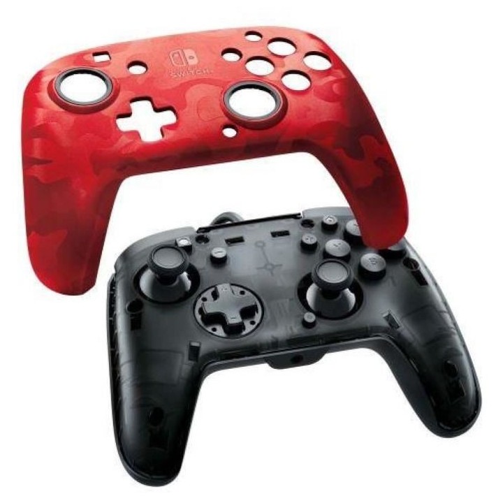 PDP Afterglow Manette Filaire Camouflage Rouge Pour Nintendo Switch -