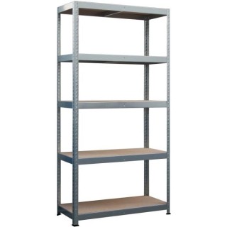 Etagere charges lourdes 5 plateaux - L90 x P40 x H180 cm - 175 kg / pl