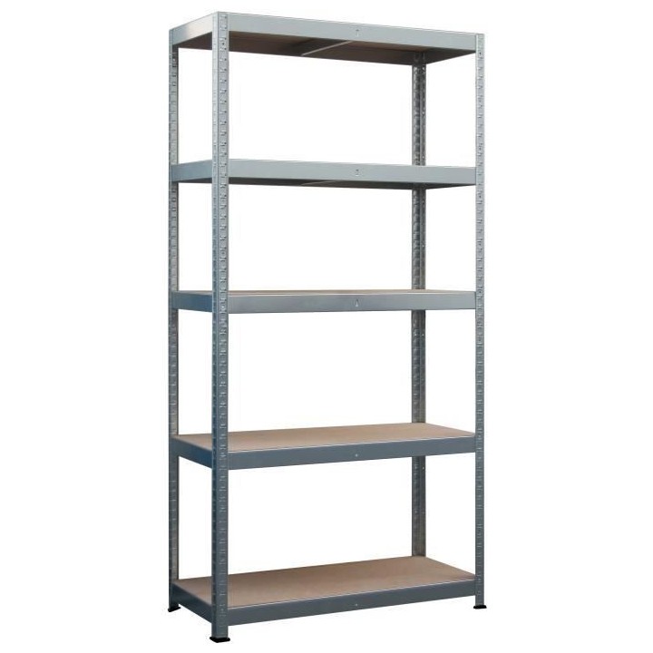 Etagere charges lourdes 5 plateaux - L90 x P40 x H180 cm - 175 kg / pl