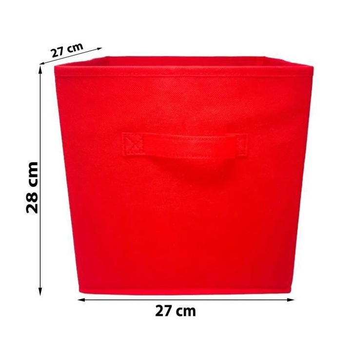 MODULOSTORAGE Boîte de rangement/tiroir pour meuble en tissu - 27x27x