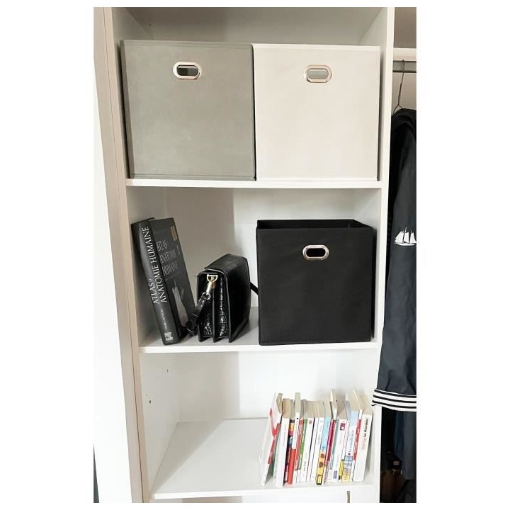 MODULOSTORAGE Boîte de rangement/tiroir pour meuble en tissu - Poign