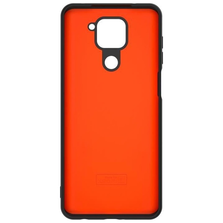 MADE FOR XIAOMI Pack Coque noire + Verre trempé pour Xiaomi Note 9