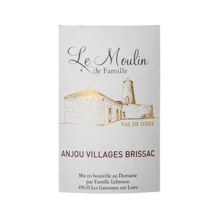 Le Moulin de Famille 2017 Anjou Villages Brissac - Vin rouge de Loire