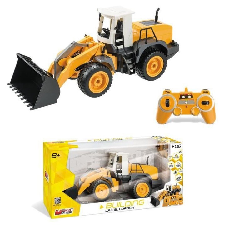 MONDO - Camion radiocommandé - Travaux publics - Pelleteuse Chargeuse
