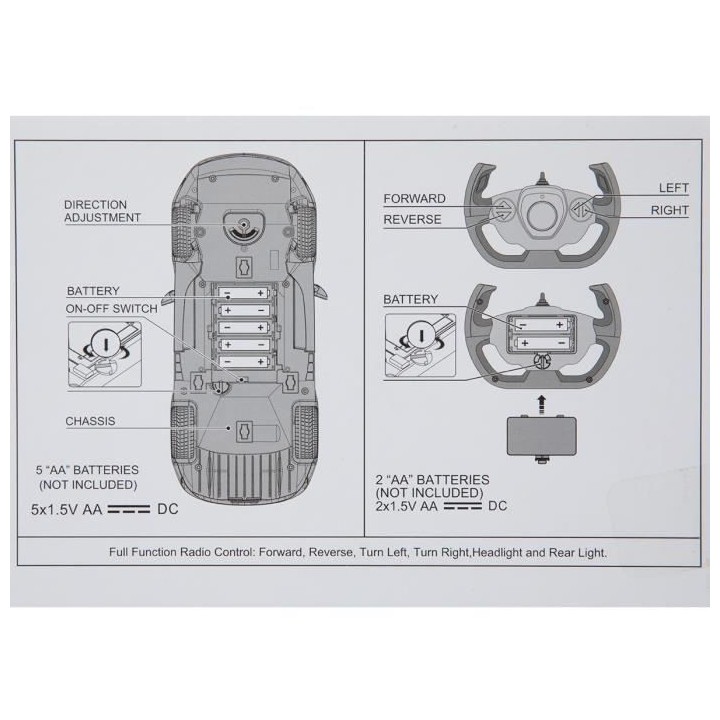 FORD - MONDO Motors - Voiture télécommandée - Ford GT R/C - 1:14 -