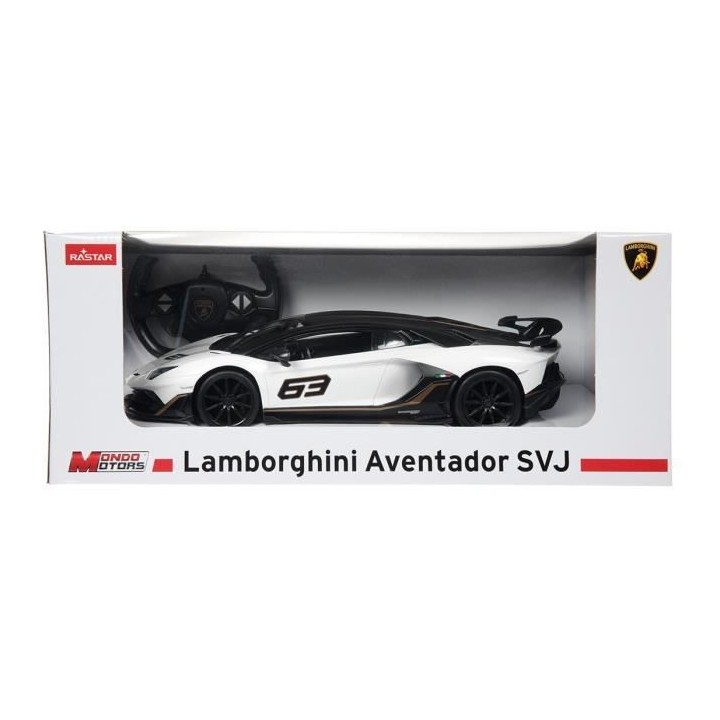 MONDO MOTORS Voiture radiocommandée Lamborghini Aventador SVJ R/C 1:1