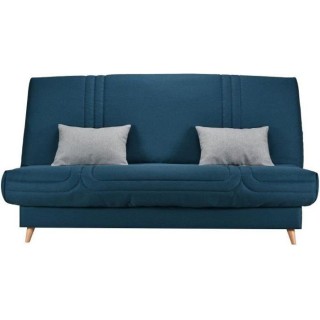 COMFORT BULTEX Clic clac 3 places - Tissu Bleu - Made in France - L 19