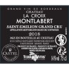 Château La Croix Montlabert 2018 Saint-Emilion Grand Cru - Vin rouge de Bordeaux