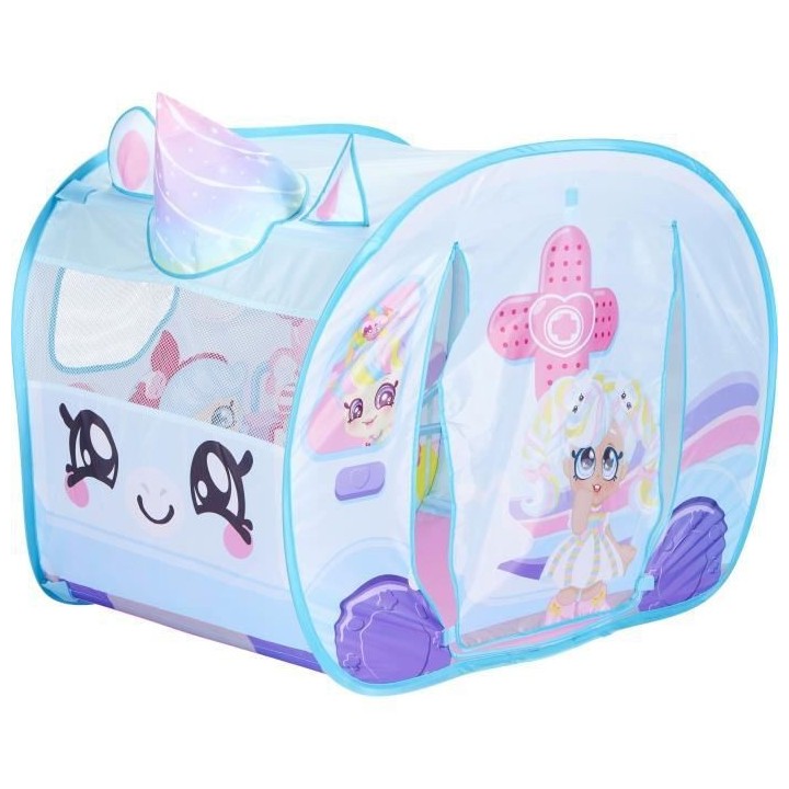 KINDI KIDS -Tente de jeu pop-up ambulance licorne