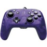 PDP Afterglow Manette Filaire Camouflage Violet Pour Nintendo Switch - Licence Officielle - Port Jack Audio