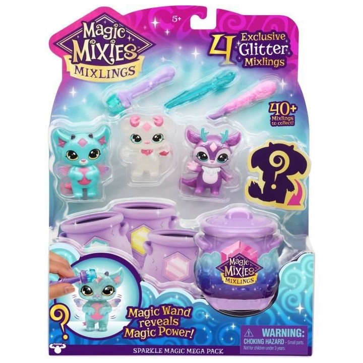 Pack de 4 petits compagnons mysteres - MOOSE TOYS - Mixlings - A parti