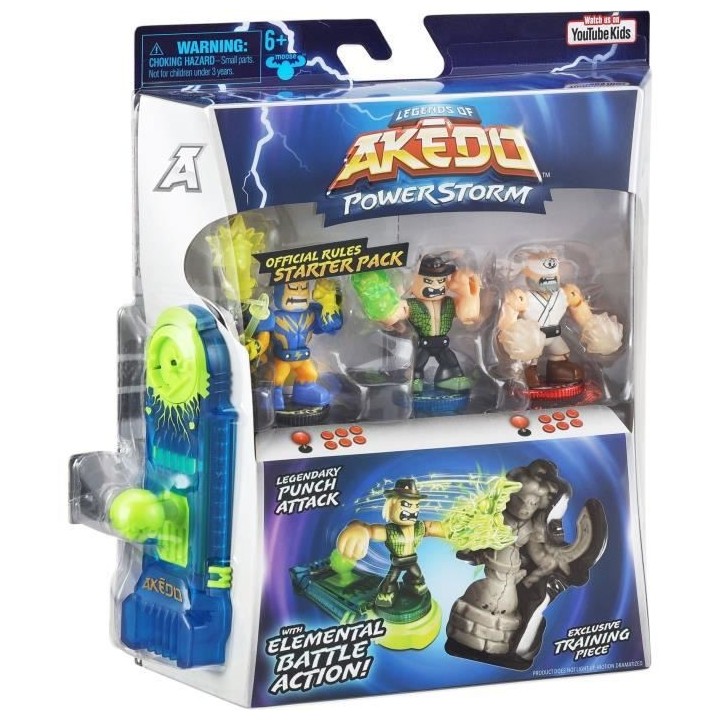 Pack Starter Powerstorm - MOOSE TOYS - Power punch - Akedo