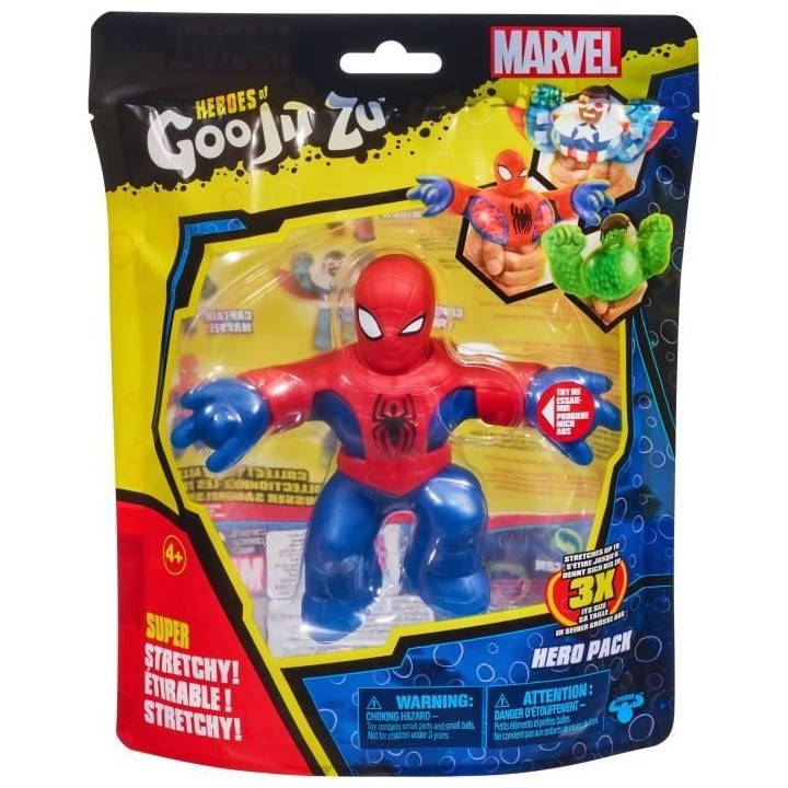 Figurine 11 cm - MOOSE TOYS - Spiderman S3 - Goo Jit Zu Marvel