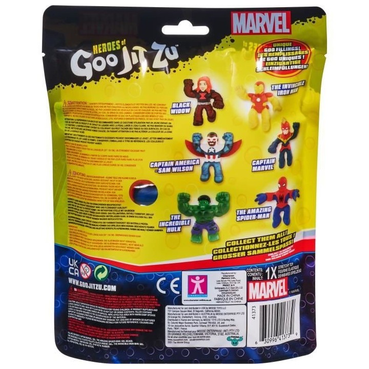 Figurine 11 cm - MOOSE TOYS - Spiderman S3 - Goo Jit Zu Marvel