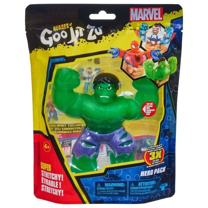 Figurine 11 cm - MOOSE TOYS - Hulk S3 - Goo Jit Zu Marvel