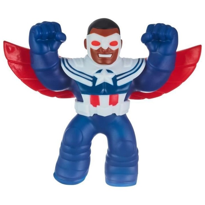 Figurine 11 cm - MOOSE TOYS - Sam Wilson - Captain America - Goo jit