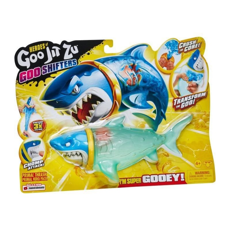 Requin Trash - MOOSE TOYS - Goo Jit Zu - A partir de 3 ans