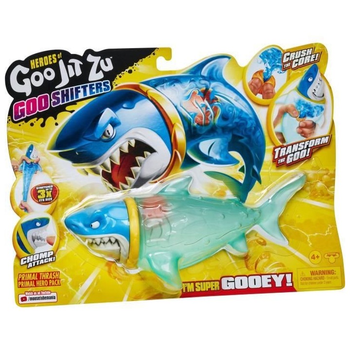 Requin Trash - MOOSE TOYS - Goo Jit Zu - A partir de 3 ans