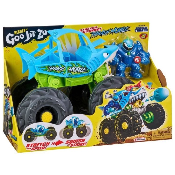 Monster truck de trash - MOOSE TOYS - Le requin - Goo Jit Zu