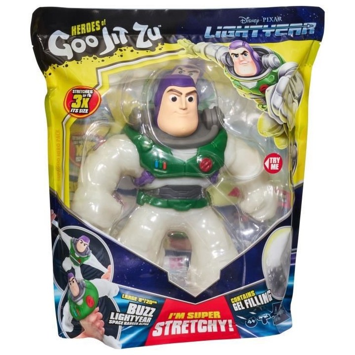 Figurine 21 cm - MOOSE TOYS - Supagoo - Buzz l'Eclair - Goo Jit Zu