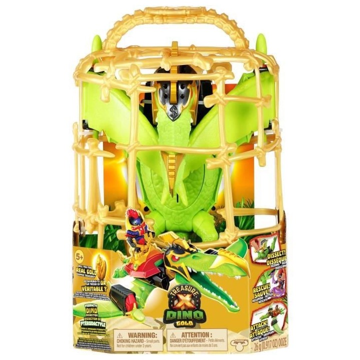 Ptérodactyle - MOOSE TOYS - Playset - L'or des dinosaures - Treso