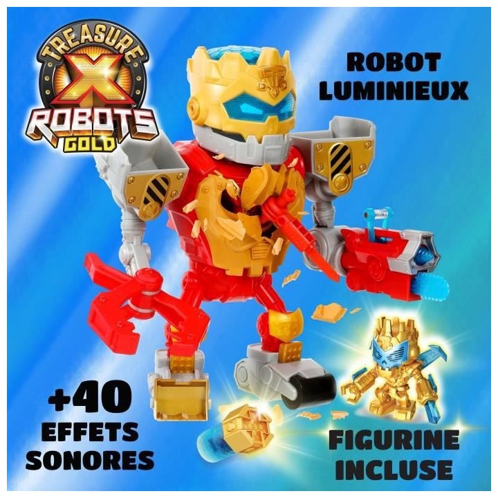 Méga robot trésor X - MOOSE TOYS - 30 cm