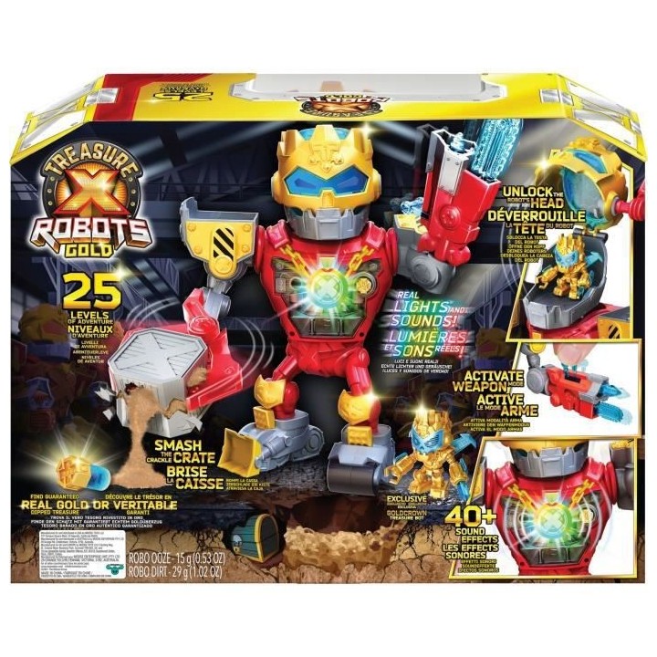 Méga robot trésor X - MOOSE TOYS - 30 cm