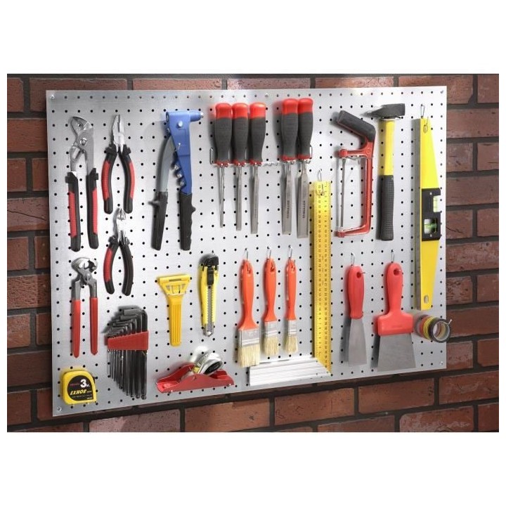 MOTTEZ Kit panneau perforé tôle