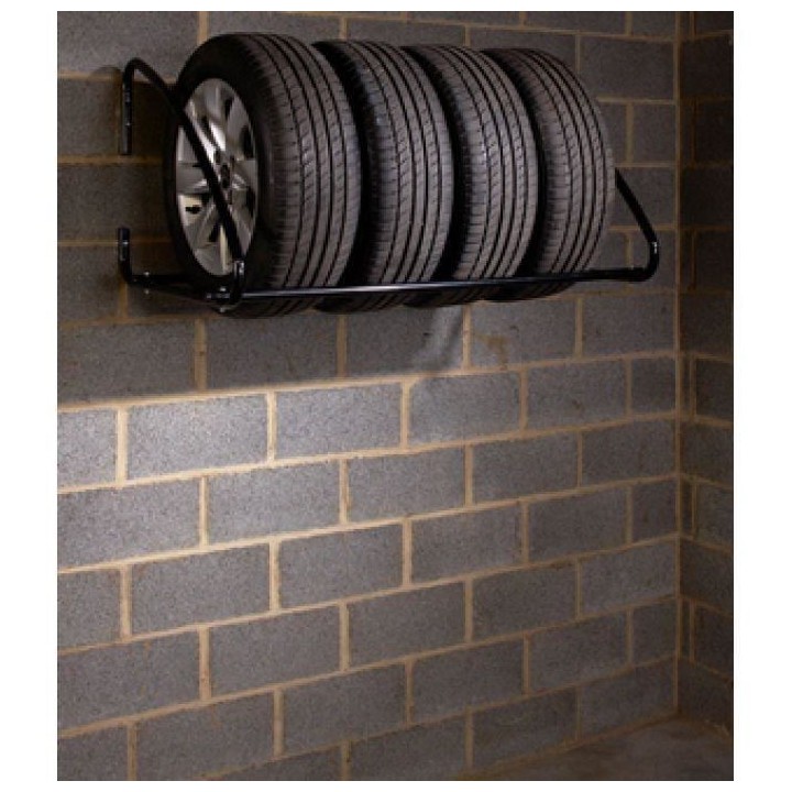 MOTTEZ Support 4 pneus mural