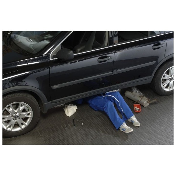 MOTTEZ Lot De 6 Tapis De Mousse Multi Usages Gris