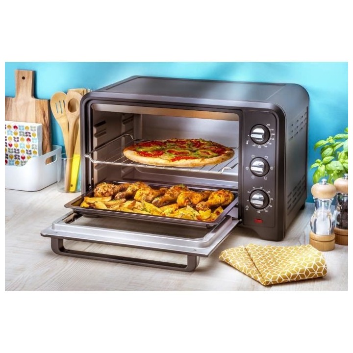 MOULINEX OX464810 - Mini four grill - 33L - 1600 W - Grill 800 W - Cha