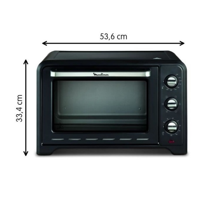 MOULINEX OX464810 - Mini four grill - 33L - 1600 W - Grill 800 W - Cha