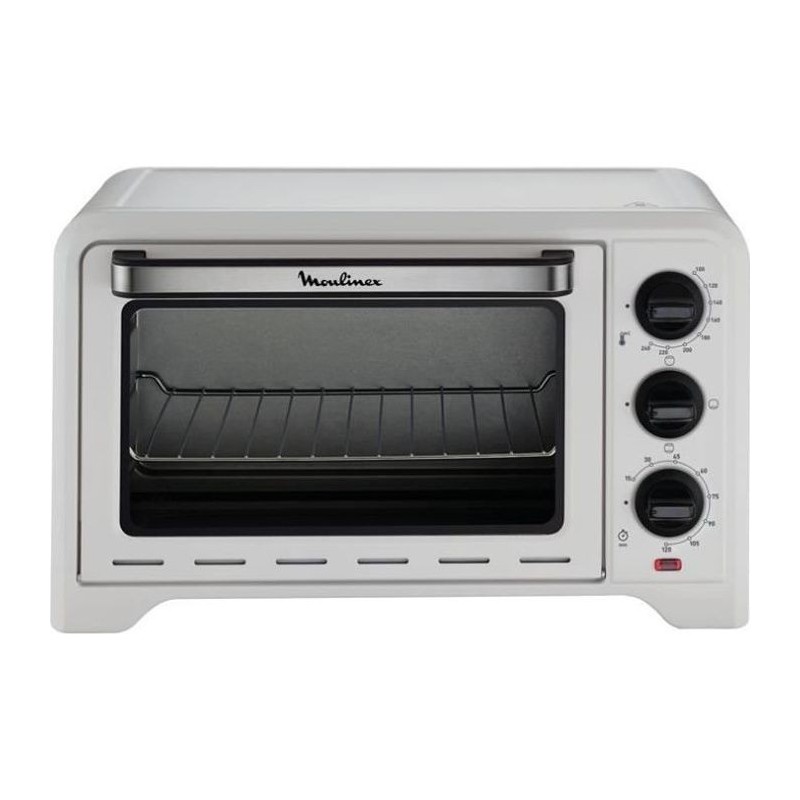 MOULINEX OX441110 - Mini four grill - 19 L - 1380 W - Grill 740 W - Chaleur conventionnelle - Blanc