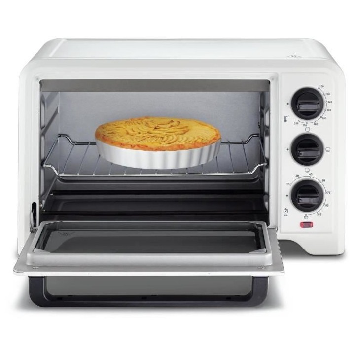 MOULINEX OX441110 - Mini four grill - 19 L - 1380 W - Grill 740 W - Ch