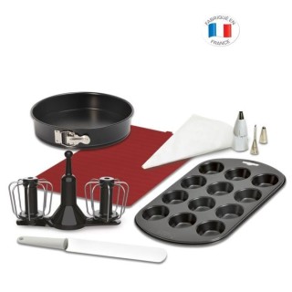 MOULINEX XF389010 Kit pâtisserie Companion, Fouet double rotation, Mo
