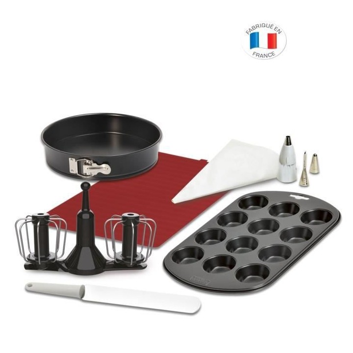 MOULINEX XF389010 Kit pâtisserie Companion, Fouet double rotation, Mo
