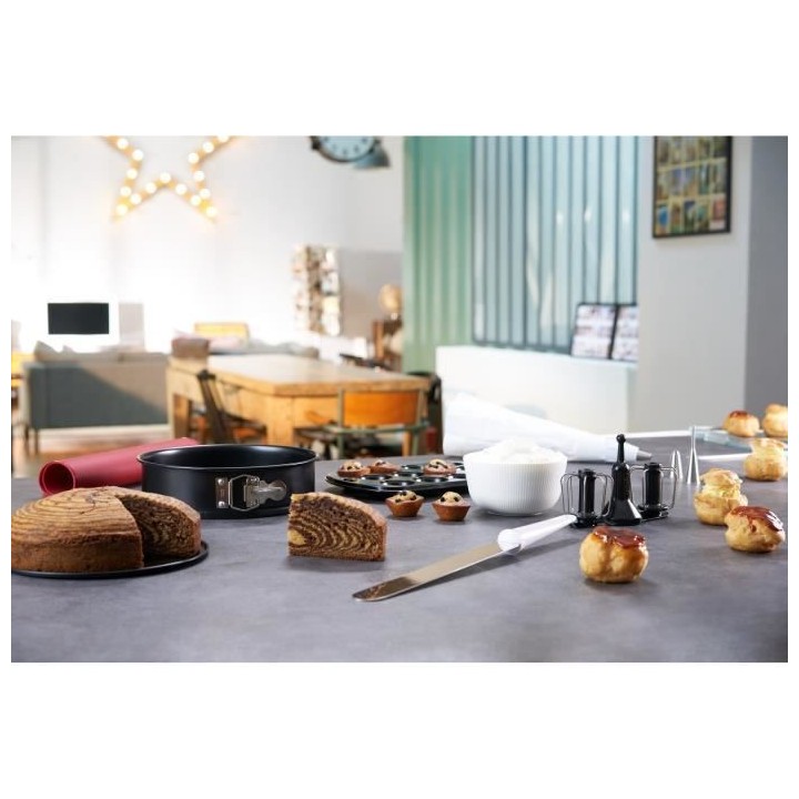 MOULINEX XF389010 Kit pâtisserie Companion, Fouet double rotation, Mo