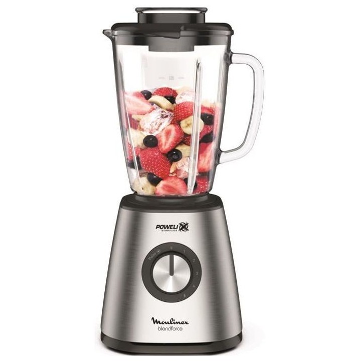 MOULINEX LM439D10 Blendforce 2 Blender base métal - 800 W - Lames ino