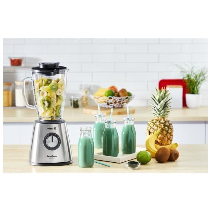 MOULINEX LM439D10 Blendforce 2 Blender base métal - 800 W - Lames ino
