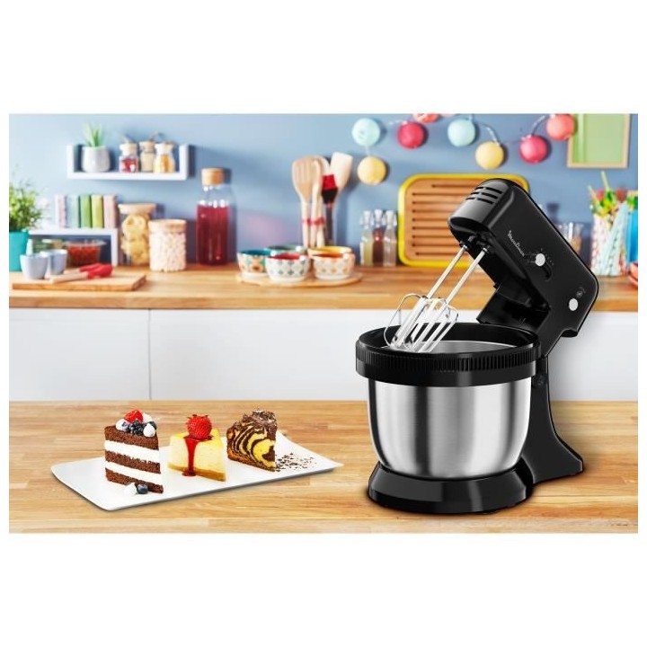 MOULINEX QA110810 Oh My Cake Robot Pâtissier - 300W - 5 vitesses - Bo