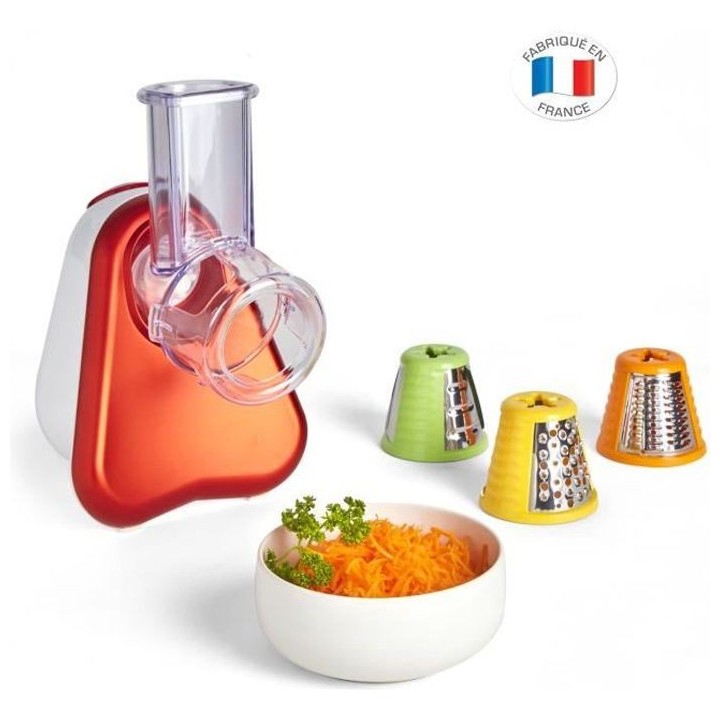 MOULINEX DJ753510 Découpe légume multifonction Fresh express 3 en 1,